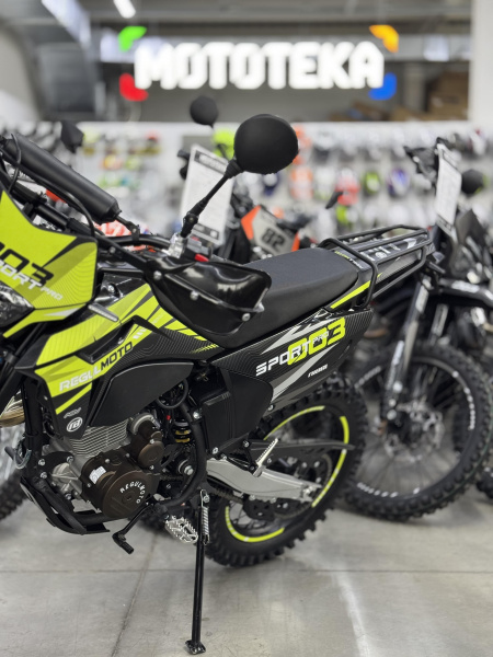 Мотоцикл кроссовый / эндуро Regulmoto (Регулмото) Sport - 003 PR PRO 300 (4 valves) 6 передач чёрный/жёлтый с ПТС | Мототека