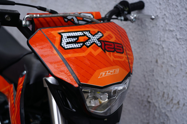 Питбайк BSE (БСЕ) EX 17/14 Blue Orange Ant (040) | Мототека