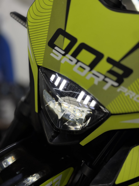 Мотоцикл кроссовый / эндуро Regulmoto (Регулмото) Sport - 003 PR PRO 300 (4 valves) 6 передач чёрный/жёлтый с ПТС | Мототека