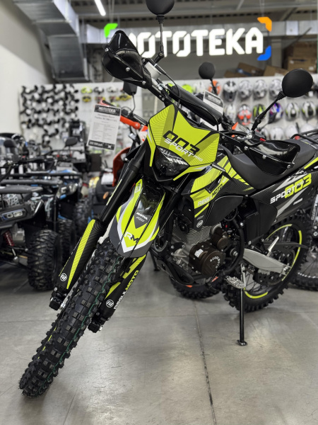 Мотоцикл кроссовый / эндуро Regulmoto (Регулмото) Sport - 003 PR PRO 300 (4 valves) 6 передач чёрный/жёлтый с ПТС | Мототека